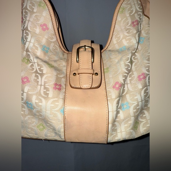 Vintage RARE Fossil Signature Flower Power Hobo Bag - Picture 13 of 13